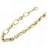Foto de 10-712-030 - PULSERA COMBINADA 8MM 18.5CM (6,14gr) 18K