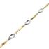 Foto de 10-139-2177 - PULSERA BICOLOR 6MM 19CM (4,23gr) 18K