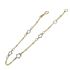Foto de 10-00-6081 - PULSERA FLORES BICOLOR 6.50MM 18CM (ANILLA A 2CM) (1,45gr) 18K