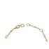 Foto de 10-00-6081 - PULSERA FLORES BICOLOR 6.50MM 18CM (ANILLA A 2CM) (1,45gr) 18K