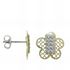 Foto de 51-1229204 - PENDIENTES FLOR BICOLOR CIRCONITA 10MM 18K