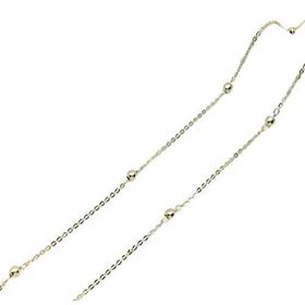 Foto de 10-380-140-45 - CADENA 10 BOLAS 2.5MMX45CM (1,96gr) 18K