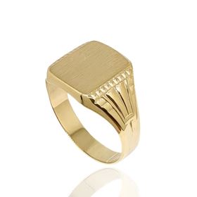 Foto de 28-319 - SELLO RECTANGULAR 13X11MM (4,00gr) 18K