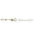 Foto de 28-2261 - PULSERA PERLAS-BOLAS 18.5CM (ANILLA A 2CM) 18K