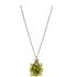Foto de 71-11999VG - GARGANTILLA PIEDRAS COLOR SEMIPRECIOSA VERDE PERIDOTO 7MM 45CM 18K