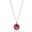 Foto de 71-11999RG - GARGANTILLA PIEDRAS COLOR SEMIPRECIOSA ROSA 7MM 45CM 18K