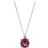 Foto de 71-11999RG - GARGANTILLA PIEDRAS COLOR SEMIPRECIOSA ROSA 7MM 45CM 18K