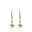 Foto de 62-1492 - PENDIENTES ARO 1MM ESTRELLA 6MM 22MM 18K
