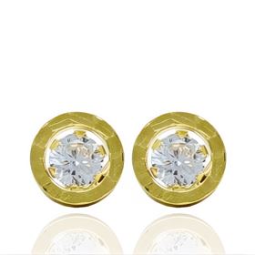 Foto de 05-4110 - PENDIENTES CIRCONITA 6MM 18K