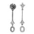 Foto de 54-10776P - PENDIENTES CIRCONITA 35MM PRESIÓN O.B. 18K