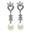Foto de 71-3134B - PENDIENTES PERLA 9MM CIRCONITA 40MM PRESIÓN O.B. 18K