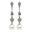 Foto de 13-7055P - PENDIENTES PERLA CIRCONITA 40MM PRESIÓN O.B. 18K