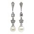 Foto de 13-7055P - PENDIENTES PERLA CIRCONITA 40MM PRESIÓN O.B. 18K