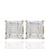 Foto de 05-3988 - PENDIENTES CIRCONITA 8X8MM 18K