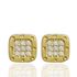 Foto de 05-4841 - PENDIENTES CUADRADOS CIRCONITA 7MM 18K