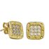 Foto de 05-4841 - PENDIENTES CUADRADOS CIRCONITA 7MM 18K