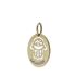 Foto de 99-386 - COLGANTE MANO DE FÁTIMA CIRCONITA OVAL 13MM 18K