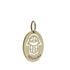 Foto de 99-386 - COLGANTE MANO DE FÁTIMA CIRCONITA OVAL 13MM 18K