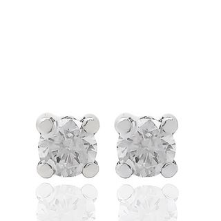 Foto de 51-1663B - PENDIENTES GARRAS Y CIRCONITA 5.5MM O.B. 18K