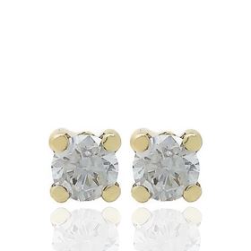 Foto de 51-1663 - PENDIENTES GARRAS Y CIRCONITA 5.5MM 18K