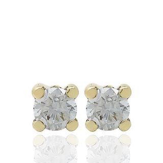 Foto de 51-1663 - PENDIENTES GARRAS Y CIRCONITA 5.5MM 18K