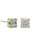 Foto de 51-1663 - PENDIENTES GARRAS Y CIRCONITA 5.5MM 18K