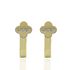 Foto de 99-PT819C - PENDIENTES FLOR CIRCONITA 13MM CATALÁN 18K