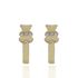 Foto de 99-PT821C - PENDIENTES OSO CIRCONITA 13MM CATALÁN 18K