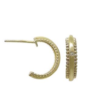 Foto de 62-1172 - PENDIENTES ARO LAPIDADOS CIRCONITA 3X13MM 18K