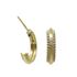 Foto de 62-1172 - PENDIENTES ARO LAPIDADOS CIRCONITA 3X13MM 18K