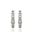 Foto de 07-7929B - PENDIENTES CIRCONITA CARRIL 18MM CATALÁN JUEGO O.B. 18K