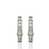 Foto de 07-7929B - PENDIENTES CIRCONITA CARRIL 18MM CATALÁN JUEGO O.B. 18K