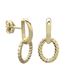 Foto de 62-2075 - PENDIENTES OVAL GALLONADO 16MM 18K