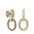 Foto de 62-2075 - PENDIENTES OVAL GALLONADO 16MM 18K