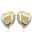 Foto de 70-2088 - PENDIENTES BICOLOR CIRCONITA 16MM OMEGA 18K