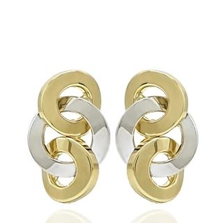 Foto de 71-11059 - PENDIENTES NUDO BICOLOR 16MM CATALÁN 18K