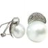 Foto de 75-2931P - PENDIENTES AUSTRALIANA 18 BRILLANTES 1.25MM C/U 17MM O.B.