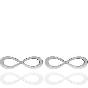 Foto de 45-510B - PENDIENTES INFINITO BRILLO 3X11MM O.B. 18K