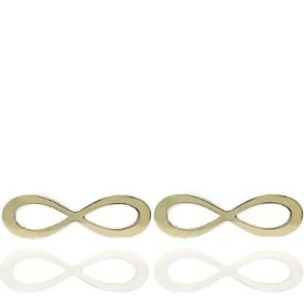 Foto de 45-510 - PENDIENTES INFINITO BRILLO 3X11MM 18K
