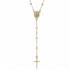 Foto de 04-414G - GARGANTILLA ROSARIO BOLAS LAPIDADAS 2MM 44+7CM 18K