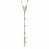 Foto de 04-414G - GARGANTILLA ROSARIO BOLAS LAPIDADAS 2MM 44+7CM 18K