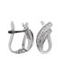 Foto de 40-7083B - PENDIENTES CIRCONITA 13MM CATALÁN O.B. 18K