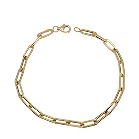 Foto de 04-021300-19 - PULSERA ESLABONES 4X10MM 19.5CM (2,78gr) 18K 