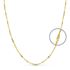 Foto de 04-SING17X50 - CADENA SINGAPUR CALIBRE 17 1.2MMX50CM (1,20gr) 18K