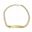 Foto de 10-490-010 - PULSERA PLACA HUNGARINA 3.5MM 19.5CM (PLACA 6X23MM) (2,12gr) 18K