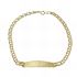 Foto de 10-490-010 - PULSERA PLACA HUNGARINA 3.5MM 19.5CM (PLACA 6X23MM) (2,12gr) 18K