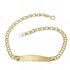 Foto de 10-490-010 - PULSERA PLACA HUNGARINA 3.5MM 19.5CM (PLACA 6X23MM) (2,12gr) 18K