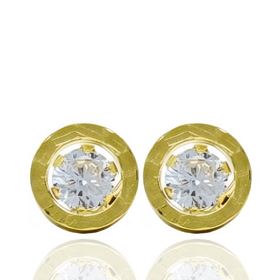 Foto de 05-4111 - PENDIENTES CIRCONITA 7MM 18K