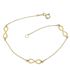Foto de 10-139-2856 - PULSERA TRES INFINITOS 13MM 18.5CM 18K