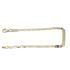 Foto de 04-634 - PULSERA BEBÉ PLACA BICOLOR (PLACA 3.5X18MM) 14.5CM (ANILLA A 2CM) (2,19gr) 18K